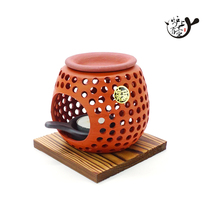 Japan imported Changzao Shilong kiln pottery tea incense stove tea ceremony accessories paper box