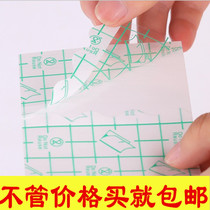 100 Patch Wound Waterproof Sticker Bath breathable Anti-sensitive rubberized adhesive tape transparent blank Blank Sterile Dressing Stickers