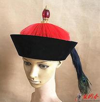Costume mens Qing Dynasty hat emperor hat cool hat warm hat emperor costume play costume opera ancient times