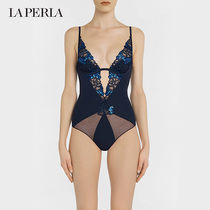LA PERLA WOMENs JUMPSUIT LOVE STONE THIN SEXY LUXURY EMBROIDERED BODY SHAPEWEAR SEASON