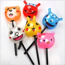  Luminous childrens inflatable toys thickened luminous new inflatable hammer thousand tons hard handle cartoon hammer inflatable toy animal