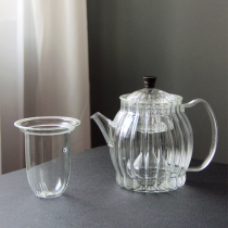 Chinese style high temperature resistant glass pot transparent teapot household tea cooker cooking two inner liner bubble teapot electric pottery stove heating