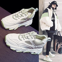 Daddy shoes womens wild ins inner increase womens shoes sports casual shoes 2020 spring new womens shoes X0307