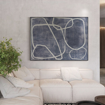 LWD ART original hand-painted) Nordic minimalist hanging painting Simple living room entrance handmade abstract decorative oil painting