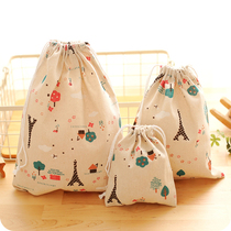 Drawstring travel corset pocket drawstring underwear toy cute cartoon bag Korean waterproof storage bag