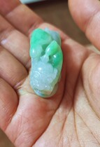 Old pit A cargo Jade jade pendant natural Burmese jade pendant lucky transfer Jade support national inspection 4 6*2 0