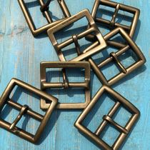  High-end pure copper mens solid beckham with the same belt buckle retro copper buckle needle buckle brass accessories inner diameter 40