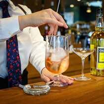 Day-style Mixingglass high-footed crystal-wine-mixing cup mixing cup mixing glass of wine-mixing machine