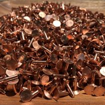  Surface 12mm tube 4mm copper hit nail American nail permanent nail large (this model requires a large playing tool)