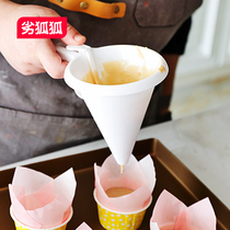 Bad Fox Fox batter funnel baking handheld cream frosting chocolate cake dispenser cup cake tool