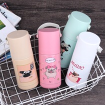 New Wang Xingren 304 stainless steel vacuum children thermos cup cartoon fashion Korean Sling Student Gift Cup