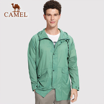 Camel fishing sunscreen clothing summer anti-UV ultra-thin outdoor 2021 new sunscreen clothing breathable mens coat
