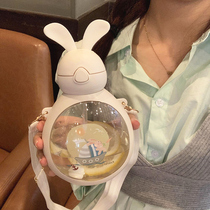 Childrens water Cup special for school summer anti-fall baby sippy cup out to carry kindergarten girl drinking cup