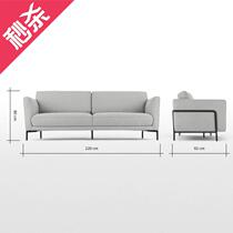 Fabric Sofa Bit Iron Art Rack Living Room Small House 6 Type Fine Fitted Apartment Like board Room Nordic Jane about three