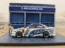 1 64 Michelin FALKEN ADVAN Garage Slock Gate Scene Model suits MINIGT GTR