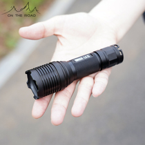 On the road Z803 zoom mini flashlight Focus flashlight Rechargeable strong light flashlight Long-range home