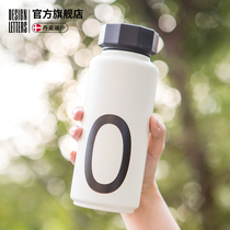 designletters letter cold insulation cup female net red ins water cup Nordic style stainless steel cup male