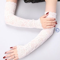 Sleeve 2021 new lace florian lace lady ocean air summer thin arms cover sunscreen sunscreen fake sleeves