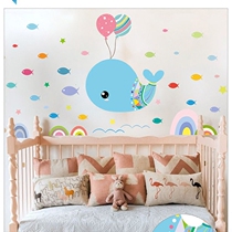 Kindergarten wall stickers childrens room wall bedside decoration wallpaper self-adhesive toilet bathroom waterproof tile sticker