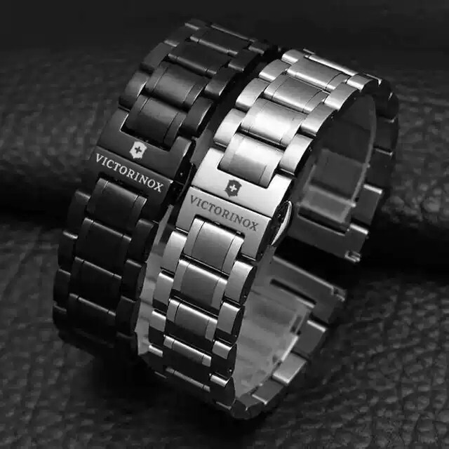 Victorinox Watch Strap Steel Watchband Solid Stainless Steel Waterproof Suitable for Sports 24 Watch Chain 22mm Unisex Victorinox Watch Strap Steel Watchband Solid Stainless Steel Waterproof Suitable for Sports 24 Watch Chain 22mm Unisex