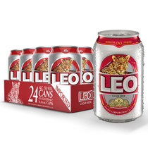 Thailand imported LEO Leopard King beer Barley malt craft beer 330ml*24 listen whole box