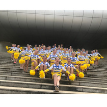 Childrens new product La la gymnastics competition clothing Cheerleading suit Aerobics suit performance suit Male performance suit Cheerleading female