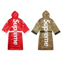 Spot Supreme 17FW Everlast Satin Hooded Boxing Robe Boxing suit