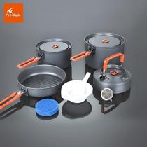Fire Maple Feast 4 Outdoor Pot Camping Camping 4-5 People Cover Pan Portable Folding Cooker Pan With 0 8L Teapot