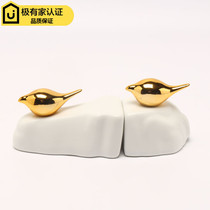 New Chinese style Modern creative ceramic book by ornament Model room Home living room study Wine cabinet Soft decoration