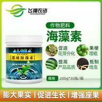 Norwegian seaweed promoting root-promoting and anti-stress fertilizer organic matter alginate foliar fertilizer Norwegian Air crop produces 200g