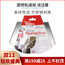 Americans open for sale KitchenAid accessories stainless steel pouring tank ingredients guide flow Guide cover