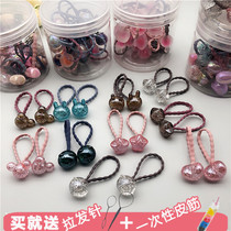 Korean children hair accessories headline does not hurt hair baby hair rope girls leather band jewelry cute princess tie head Hairband