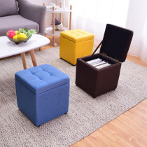 Can sit finishing box change shoes stool shoe cabinet seat storage stool small box economical stool type household single storage height