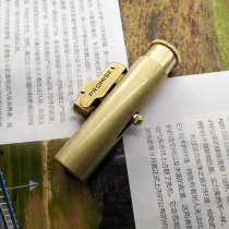 Banno BNC016 retro creative kerosene lighter brass shell zinc alloy liner trench kowtow cotton machine