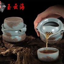 Han pottery tea set Zhang Sheng fast guest Cup One Pot Cup