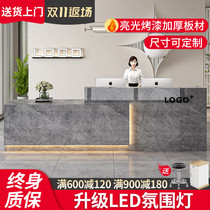 Jane Yue Hyundai Co Ltd Painted reception desk beauty salon clothing store bar collection counter commercial