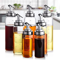 Household kitchen with graduated glass sealed leak-proof oil control small oil pot small vinegar bottle without hanging oil vinegar bottle