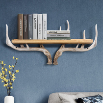 Nordic modern antler adhesive hook entry key wall rack creative door wall storage decoration hanger