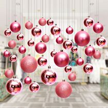 Christmas decorations ball hanging ball shop hanging decoration ceiling pendant ceiling roof color ball scene arrangement hanging decoration