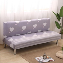 Four seasons universal anti-slip strip style card seat rental room all-inclusive folding sofa bed cover Cushion cover Dust cloth cover cloth