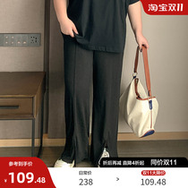 The new fat mm tall lengthener pants in 2022 the multi-size pants multi-size knit pants