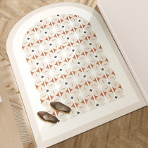 Light and luxurious leather into the doormat washable into the door mat modern minimalist anti-slip footbed carpet doormat