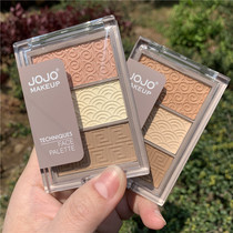 Guo Feng three-color repair plate light and shadow smart wood Randi cold tone repair warm tone repair high-gloss shadow powder