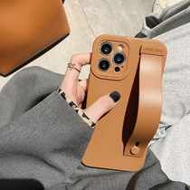 Brown Wristband Applies iPhone13promax Shell Anti-Fall Apple 12 New Silicone 11 Woman Advanced Sensation
