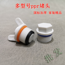  PPR plug ring Sealing cap head Plastic plug PPR wire plug 4 points 6 points pipe plug round plug 15 20 25