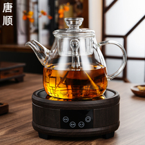 Tang Shun-glass thickness heat-resistant teapot cooking teapot large capacity cooking kettle electric pottery cooking tea home kit
