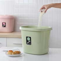  Plastic rice bucket 20kg15kg10kg Kitchen sealed insect-proof rice cylinder Flour bucket 20 kg storage rice box 40 kg