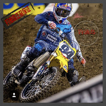 Clearance licensed FOX cross-country racing suit professional level off-road set YAMAHA blue