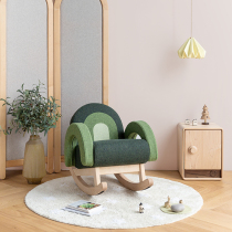 Children in the rainbow rocking chair childrens sofa original design Danish Kvadrat pure wool felt material