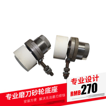 Automatic sharpening device for band saw and paper cutting machine. Grinding wheel base for band saw and paper cutting machine. Knife sharpening device for banding machine.